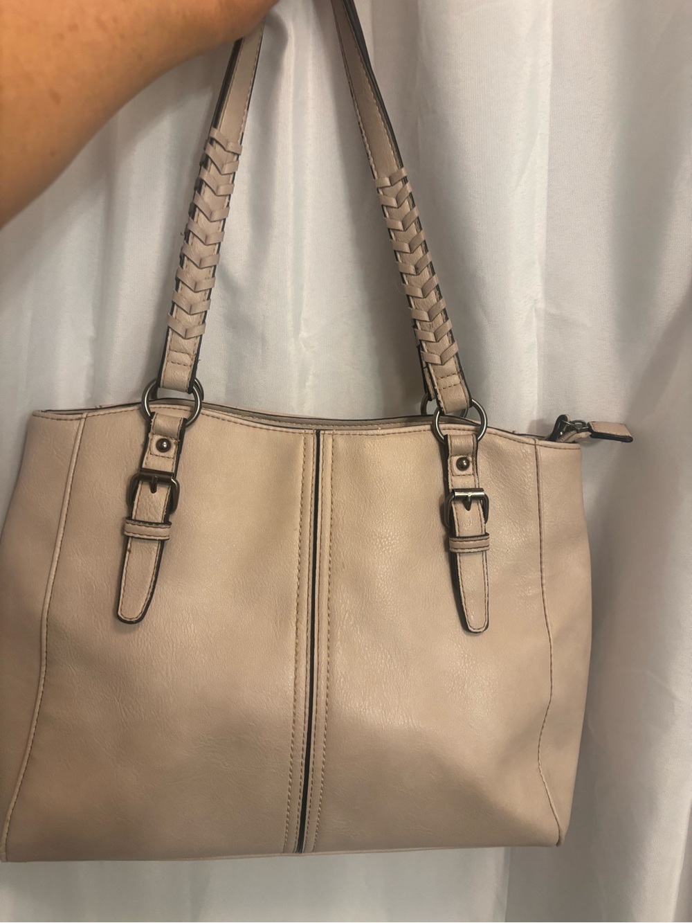 Mia and Luca Tote Handbag - Beige